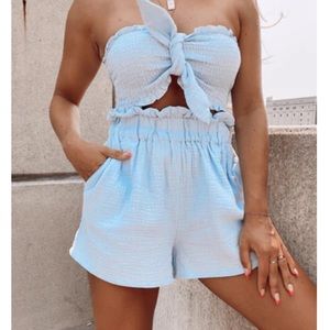 TWO PIECE BLUE SET